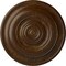 Ekena Millwork Niobe Ceiling Medallion (Fits Canopies up to 8 5/8"), Hnd-Painted Root Beer Crackle, 18"OD x 1 1/2"P CM18NIRBC - alternate 1